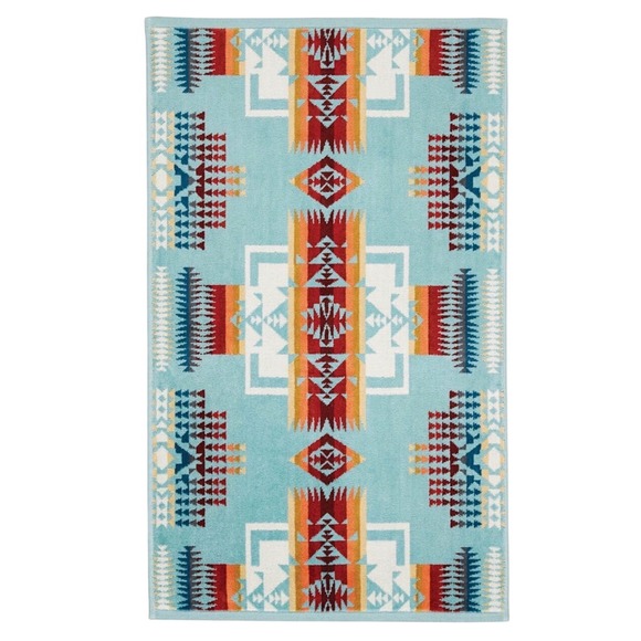 Pendleton Towel Set Unisex OS Aqua NEW Canyonlands 3-Piece Cotton Southwestern - Picture 6 of 9